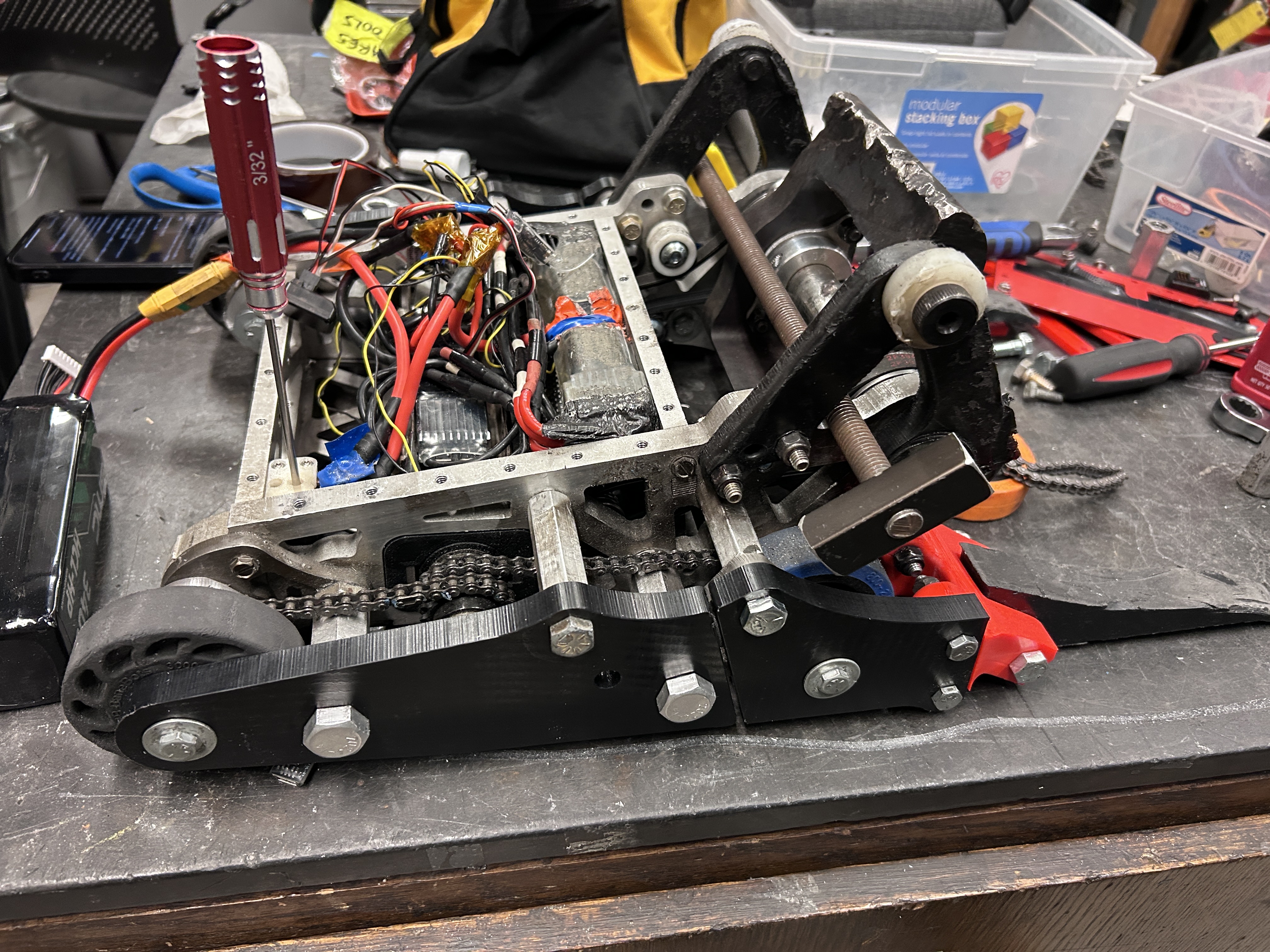 Internal components of ARES