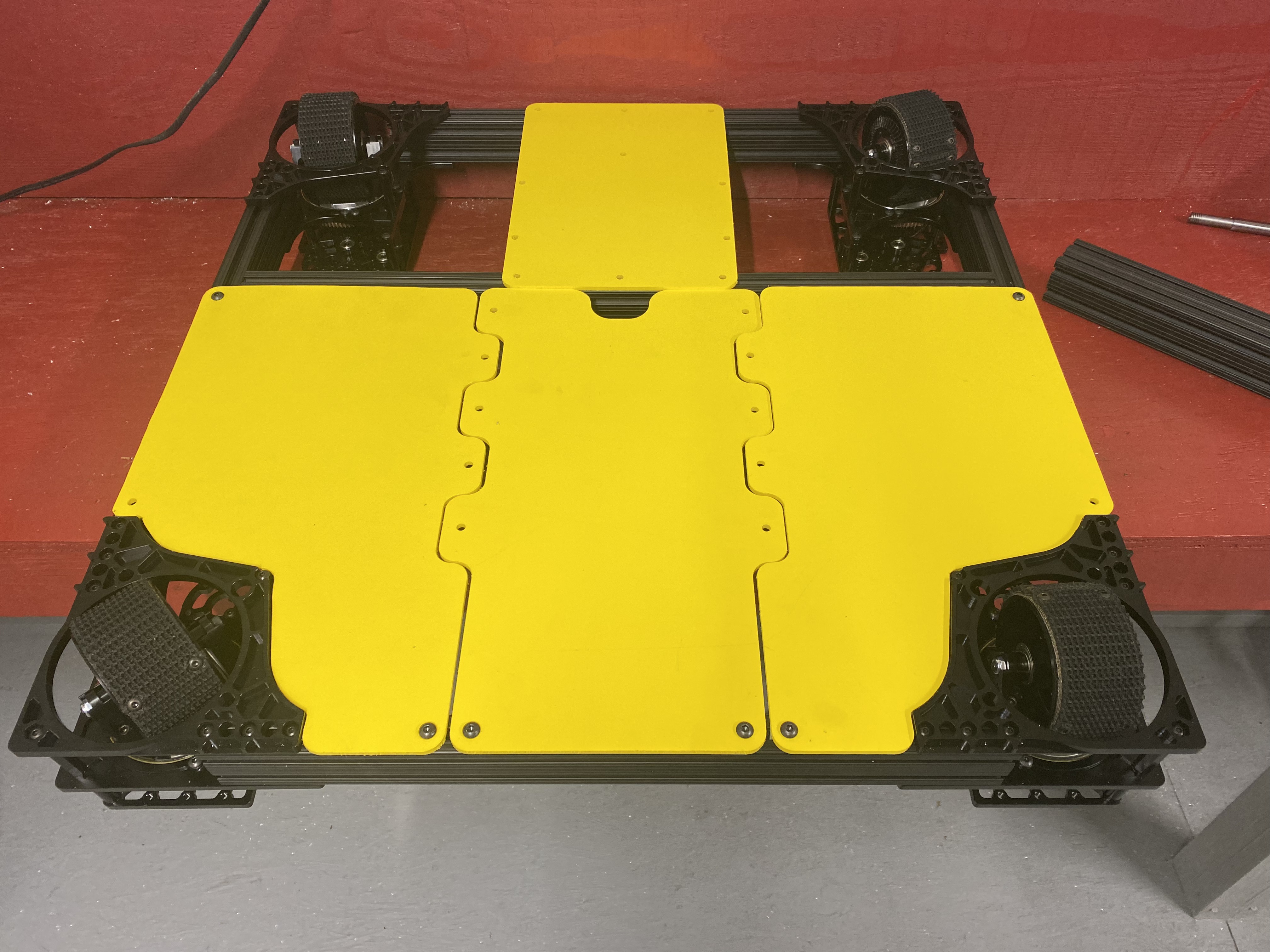 CNC-routed bottom panels for OUTATIDE