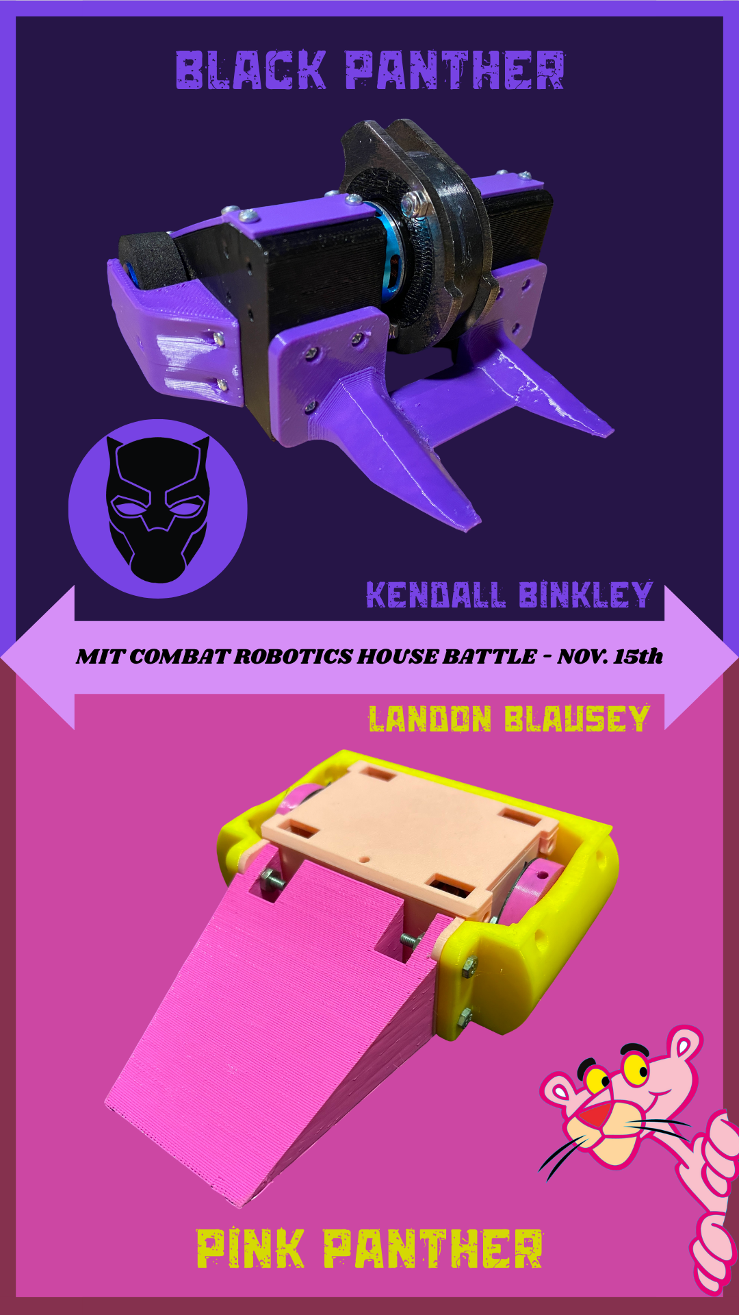 Black Panther multibot before competition