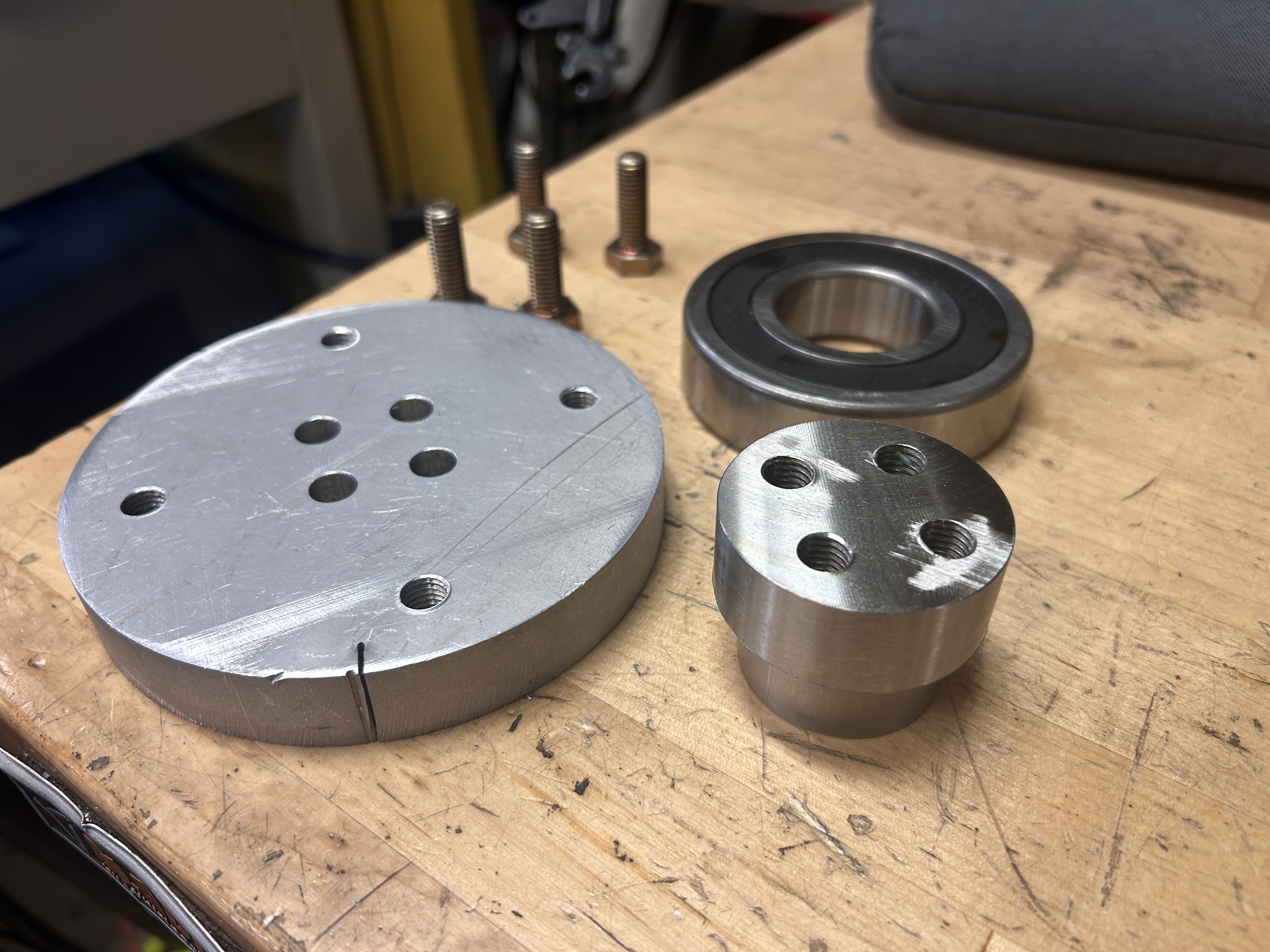 Central bearing components