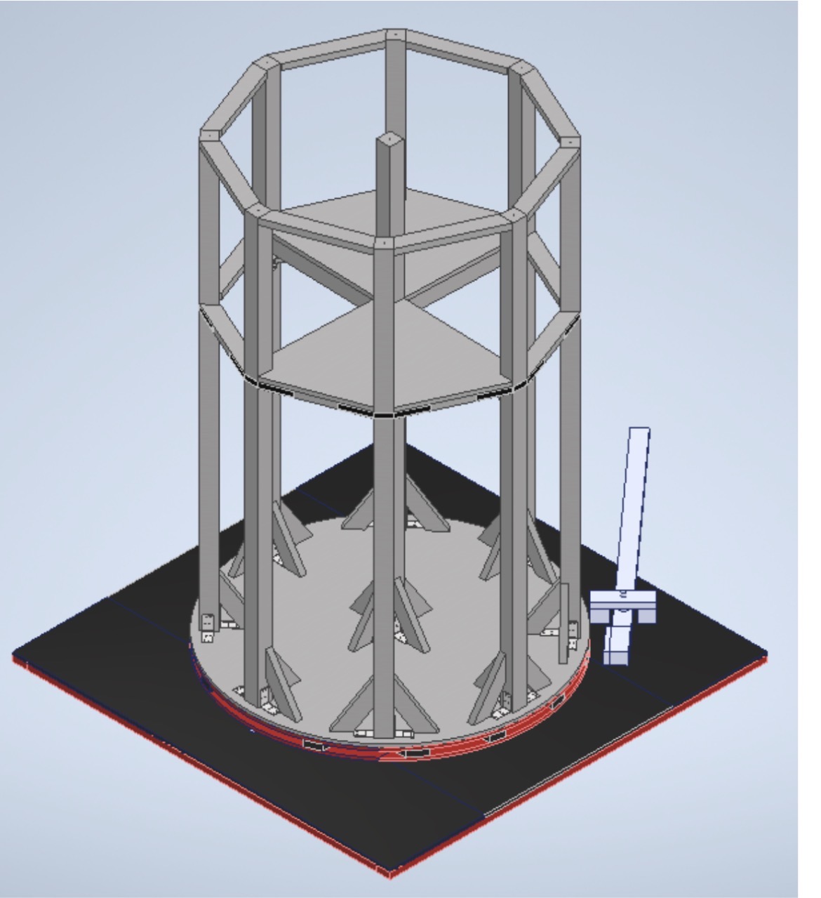 Merry-Go-Round full CAD model