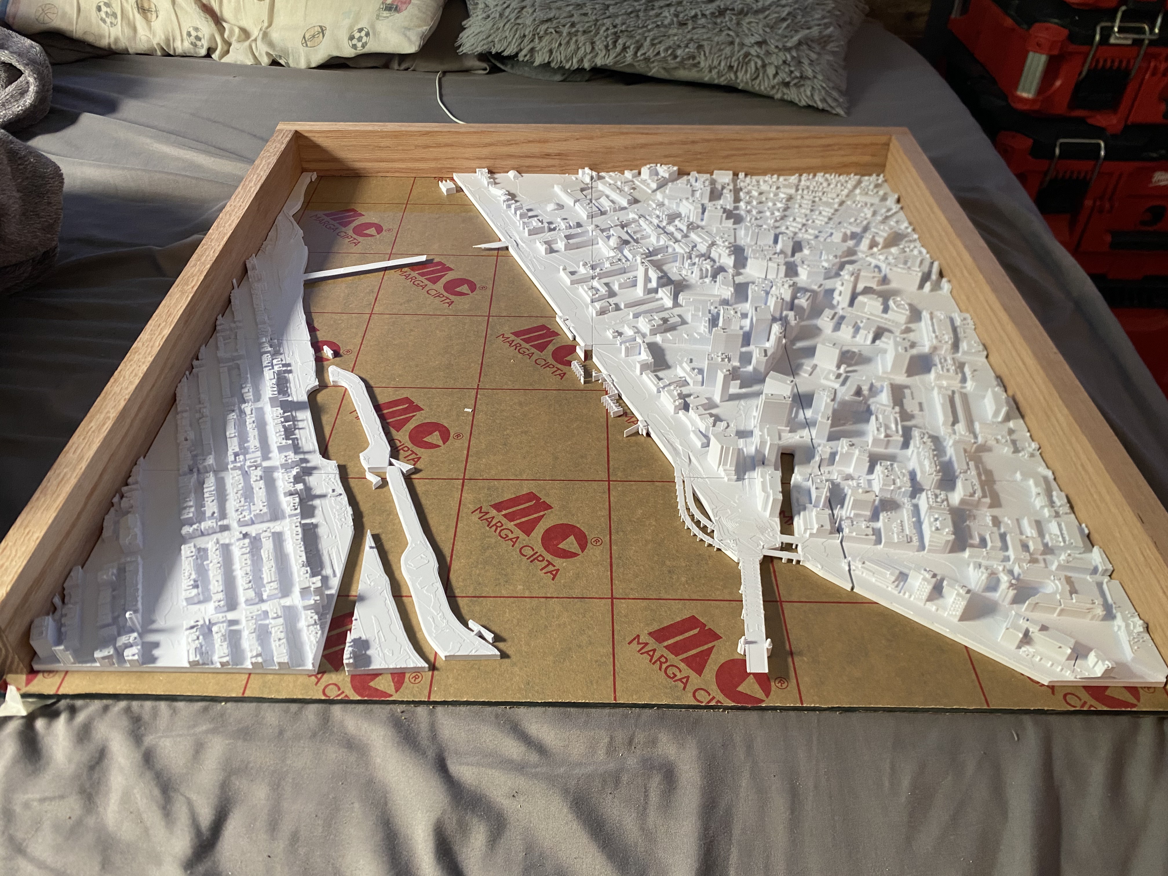 Test assembly of the MIT map