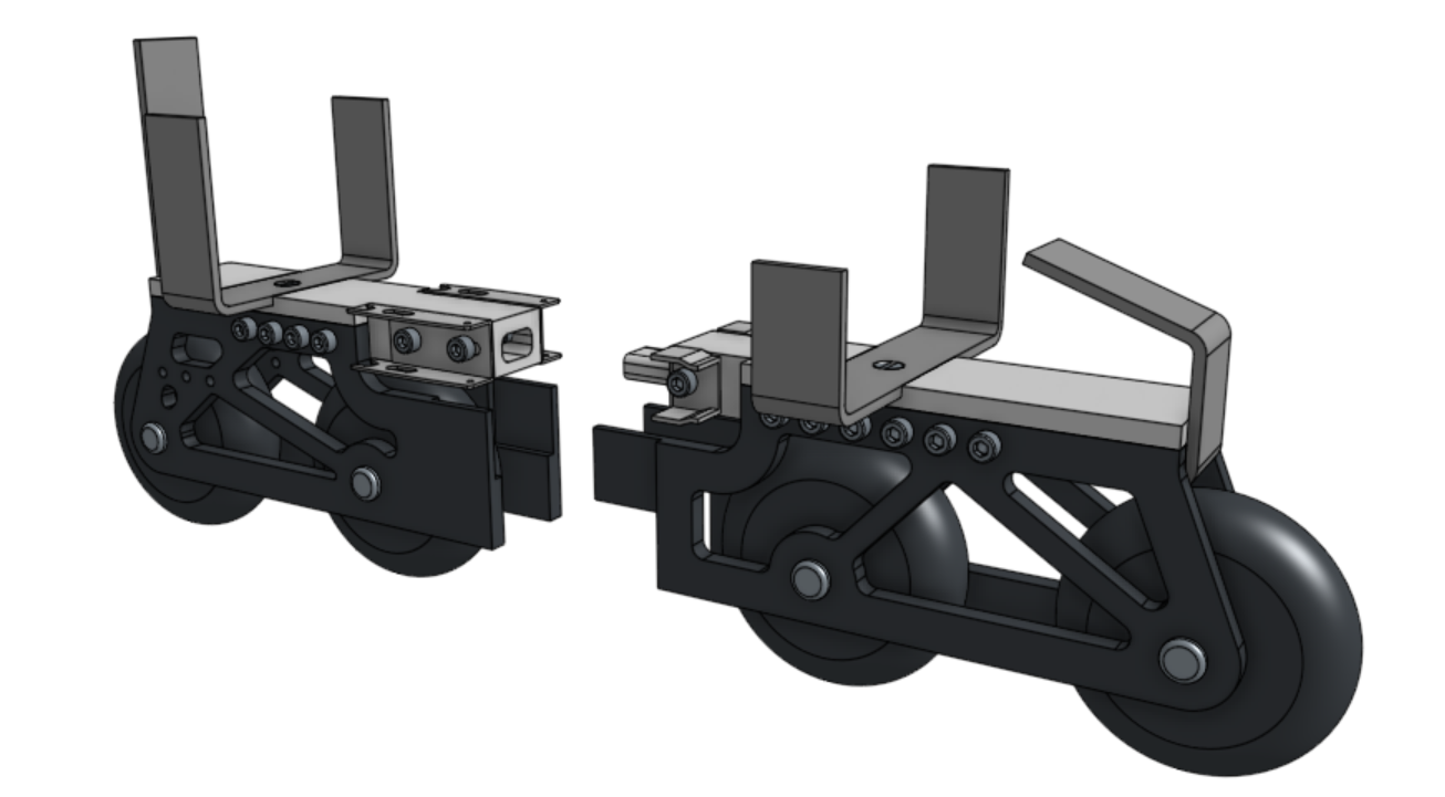 Custom roller skates CAD model